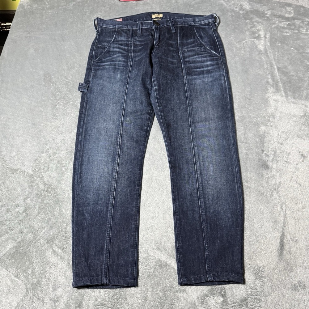 True Religion Jeans Women's 26 Audrey Carpenter Mid Rise Slim Boyfriend